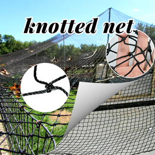 Black Cheap HDPE Knotted Bird Netting With UV Cat Balcony Protection Net