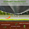 PP Black Weed Control Mat Anti-grass Ground Cover for Garden Greenhouse