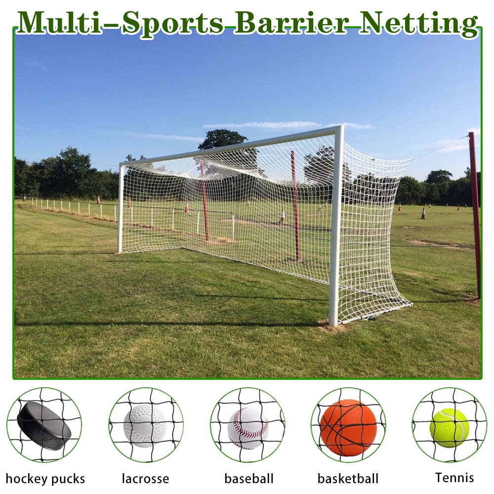 Nylon Polyester Knotted Net For Heavy Duty Plastic Knotted Sports Net
