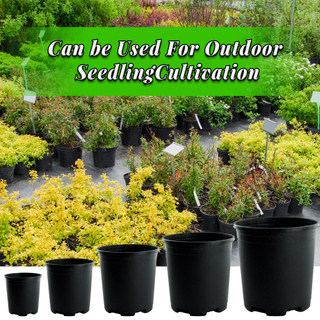 Seed Durable Hard Plastic Nursery Pot 1-5 Garden Products with Drainage Holes