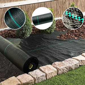 PP Black Weed Control Mat Anti-grass Ground Cover for Garden Greenhouse