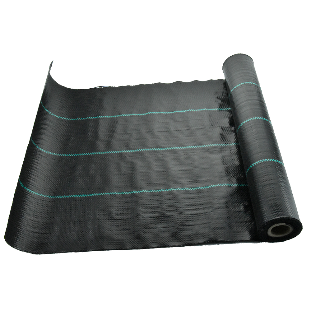 PP Black Weed Control Mat Anti-grass Ground Cover for Garden Greenhouse