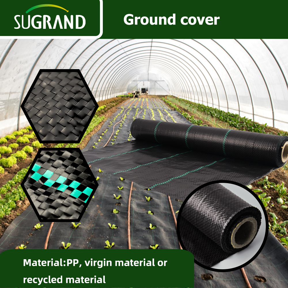 Black Fabric Agricultural 80gsm Ground Cover Wholesale Weed Mat