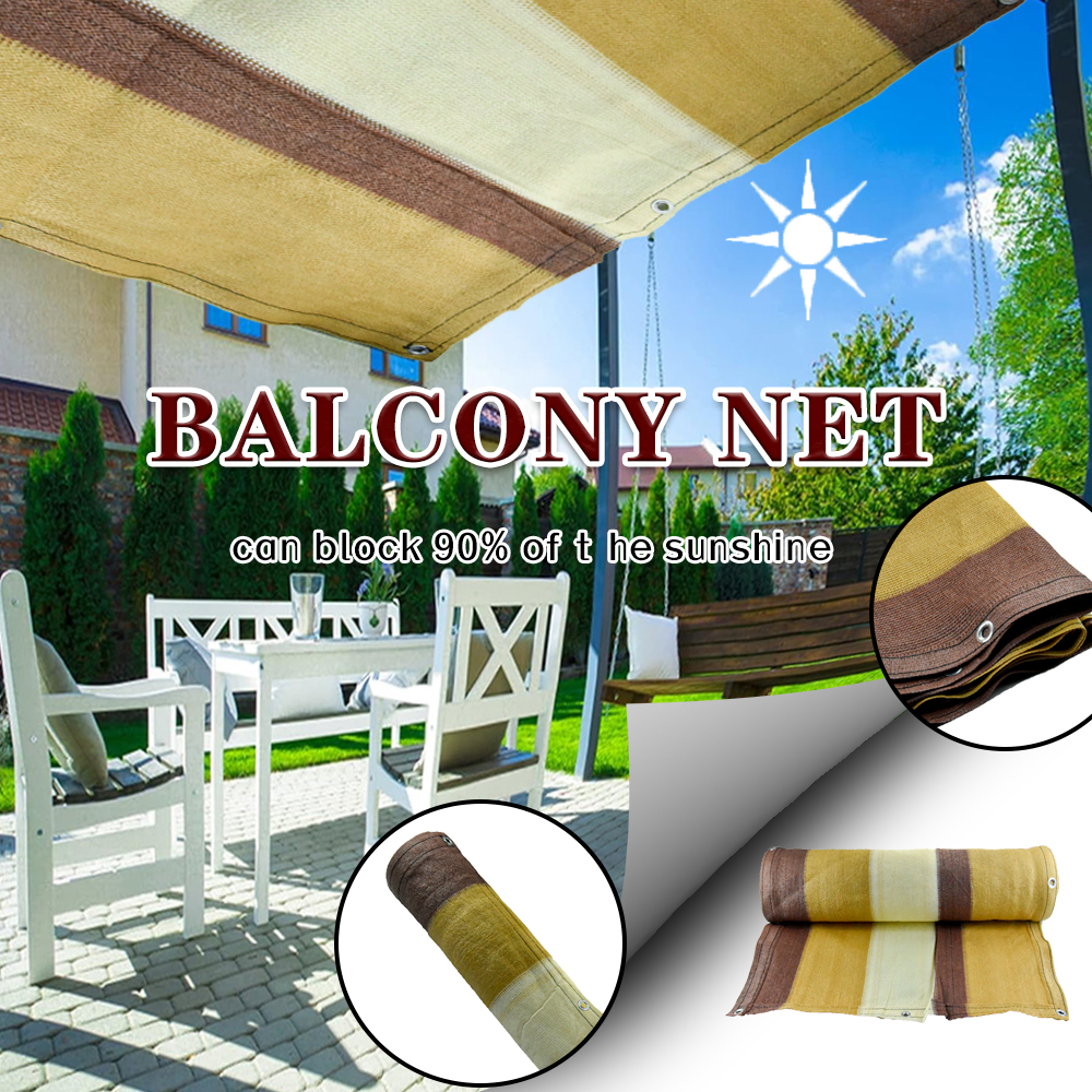 90% Shade Cloth Balcony Fence Net Privacy Screen for Garden Balcony