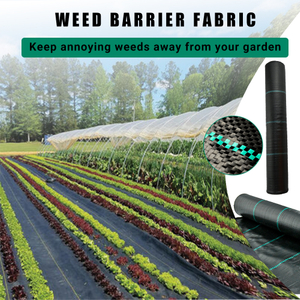Agricultural Black Pp Woven Weed Controlling Mat Ground Cover