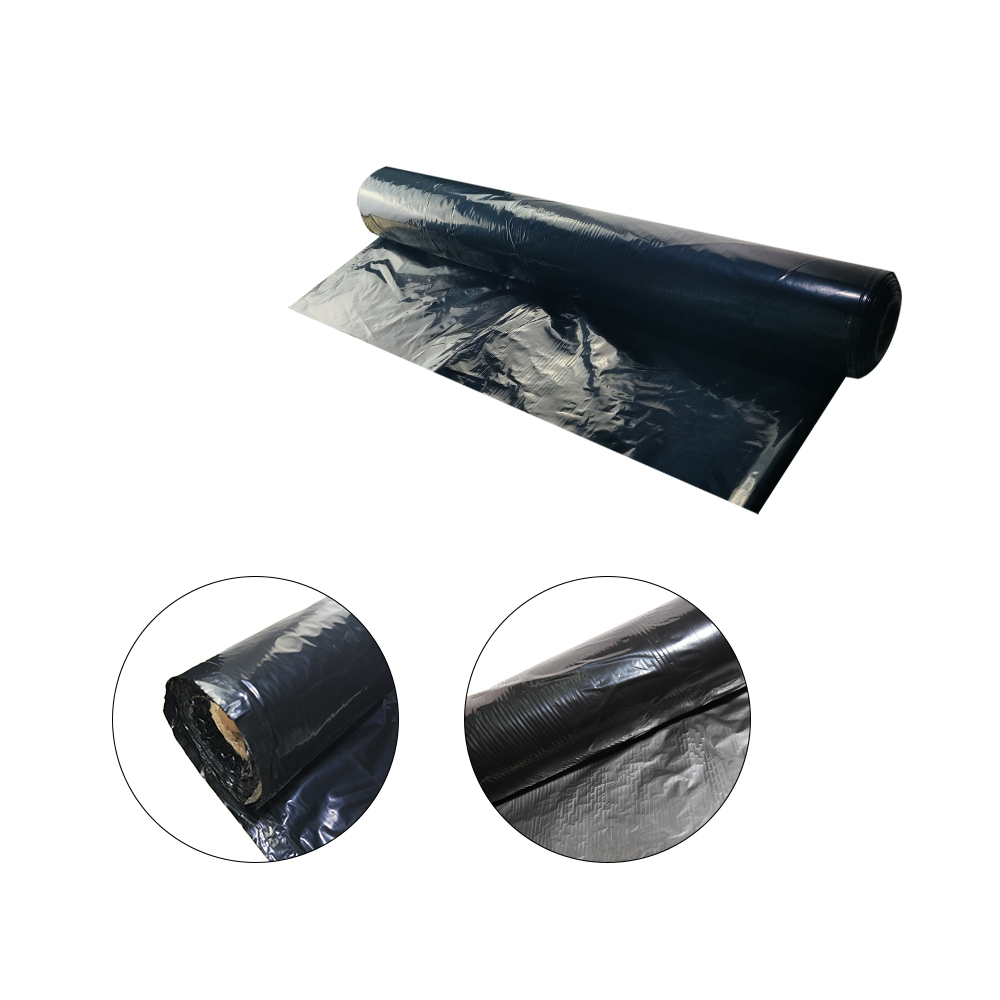 Perforated Plastic Mulch Film Black Silver Color for Agricultural Plantation